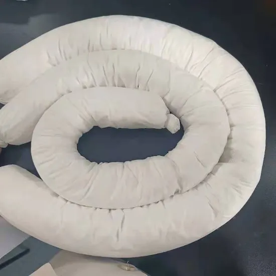 Oil Spill Cleanup Absorbent Boom, Emergency Industrial Leak Absorbent Socks